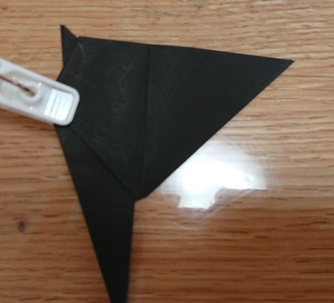 ハロウィン折り紙 黒猫の簡単な折り方 作り方 かわいい飾り付け 30代からの簡単糖質ダイエット ときどき豆知識