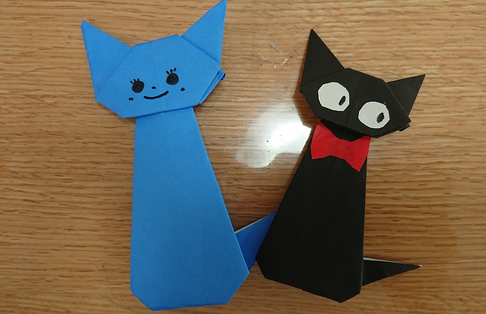 ハロウィン折り紙 黒猫の簡単な折り方・作り方！かわいい飾り付け♪ | 30代からの簡単糖質ダイエット＆ときどき豆知識